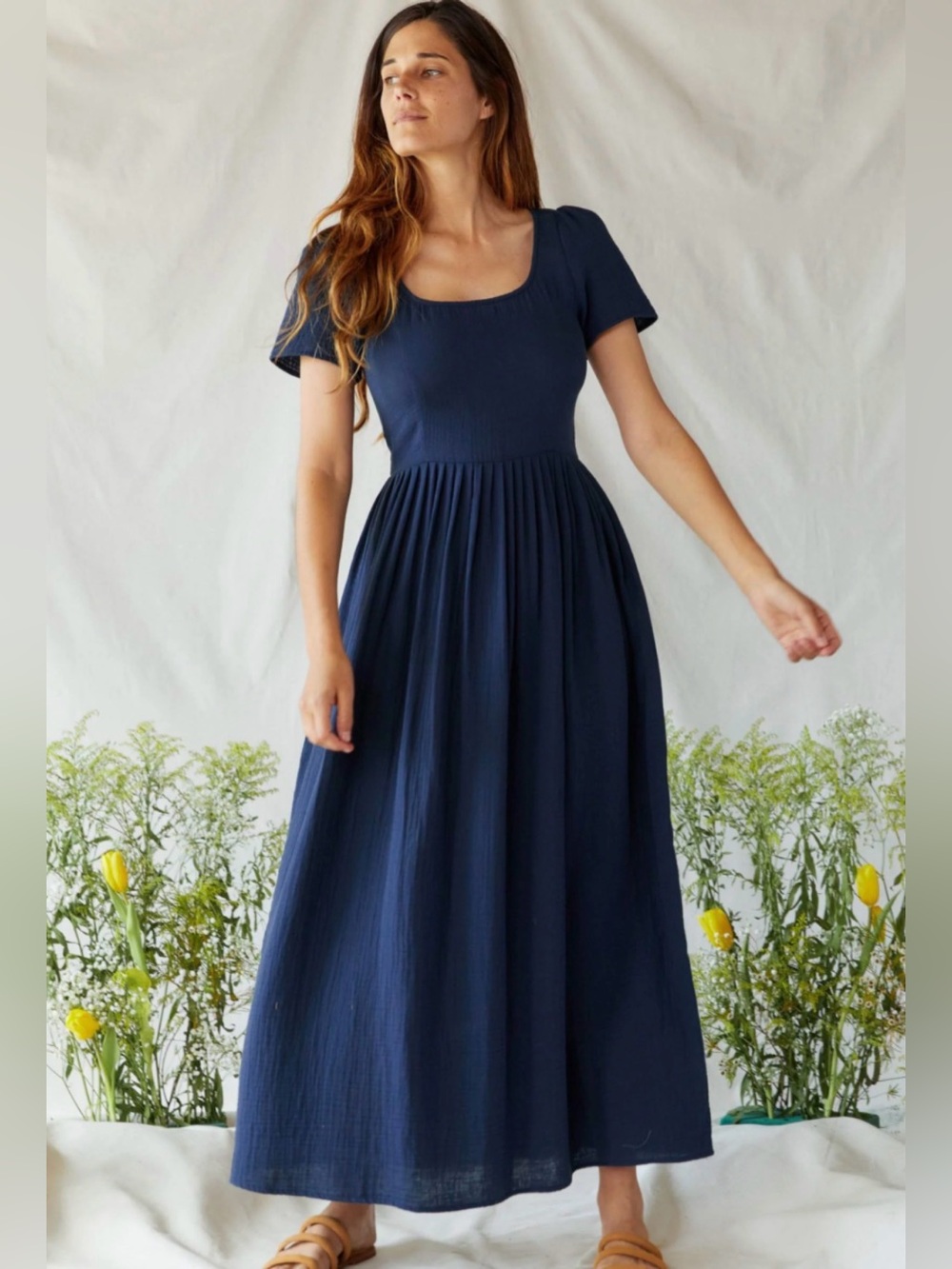 Christy Dawn The Scarlet Dress size M Navy Gauze